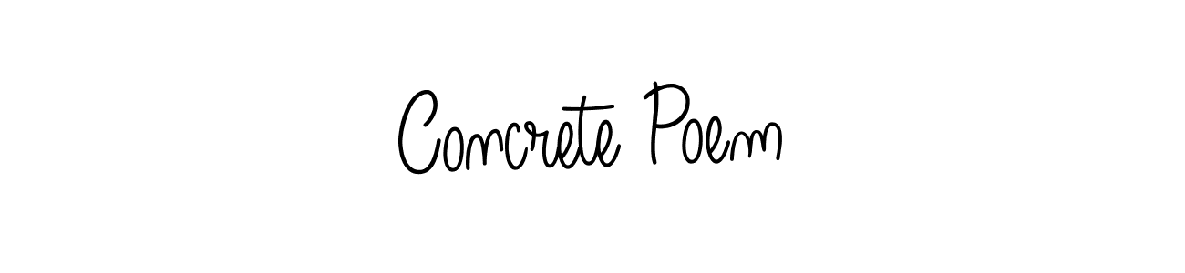 Make a short Concrete Poem signature style. Manage your documents anywhere anytime using Angelique-Rose-font-FFP. Create and add eSignatures, submit forms, share and send files easily. Concrete Poem signature style 5 images and pictures png