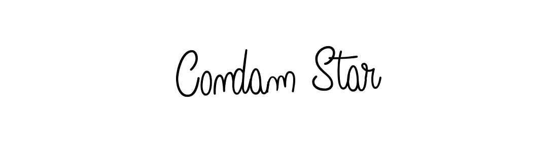 Best and Professional Signature Style for Condam Star. Angelique-Rose-font-FFP Best Signature Style Collection. Condam Star signature style 5 images and pictures png