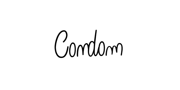 Create a beautiful signature design for name Condom. With this signature (Angelique-Rose-font-FFP) fonts, you can make a handwritten signature for free. Condom signature style 5 images and pictures png