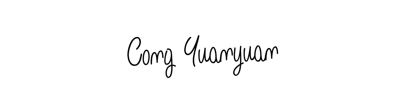 Make a beautiful signature design for name Cong Yuanyuan. Use this online signature maker to create a handwritten signature for free. Cong Yuanyuan signature style 5 images and pictures png