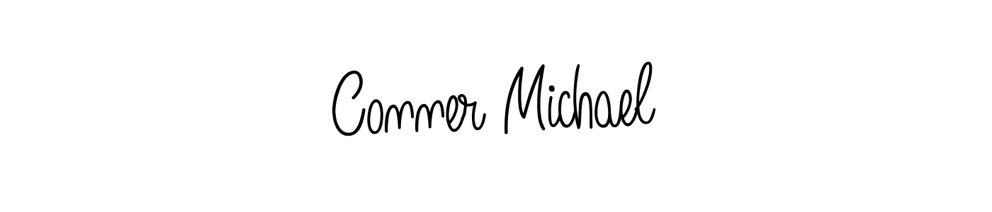 Conner Michael stylish signature style. Best Handwritten Sign (Angelique-Rose-font-FFP) for my name. Handwritten Signature Collection Ideas for my name Conner Michael. Conner Michael signature style 5 images and pictures png