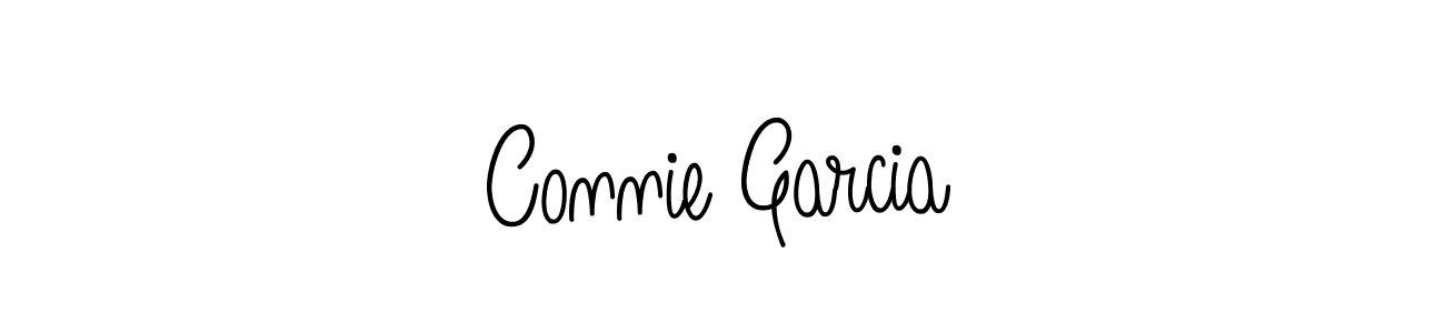 Check out images of Autograph of Connie Garcia name. Actor Connie Garcia Signature Style. Angelique-Rose-font-FFP is a professional sign style online. Connie Garcia signature style 5 images and pictures png