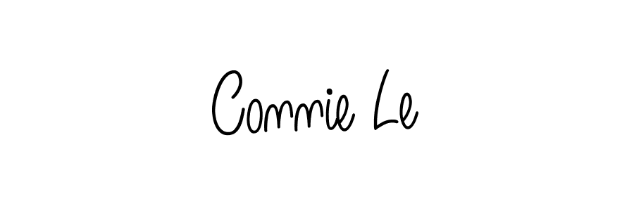 if you are searching for the best signature style for your name Connie Le. so please give up your signature search. here we have designed multiple signature styles  using Angelique-Rose-font-FFP. Connie Le signature style 5 images and pictures png