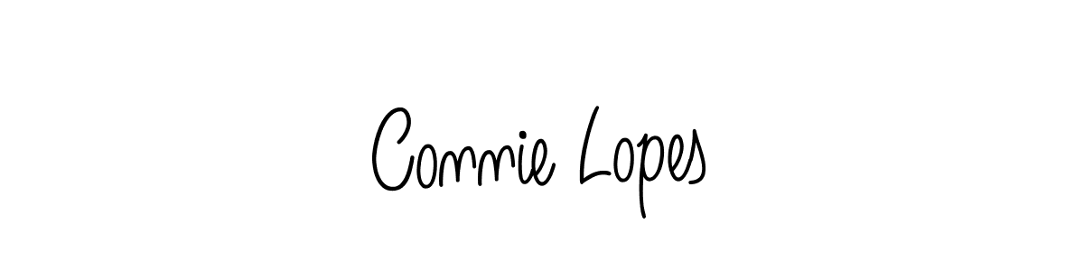 Make a beautiful signature design for name Connie Lopes. Use this online signature maker to create a handwritten signature for free. Connie Lopes signature style 5 images and pictures png