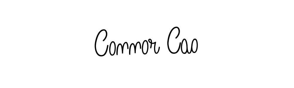 The best way (Angelique-Rose-font-FFP) to make a short signature is to pick only two or three words in your name. The name Connor Cao include a total of six letters. For converting this name. Connor Cao signature style 5 images and pictures png