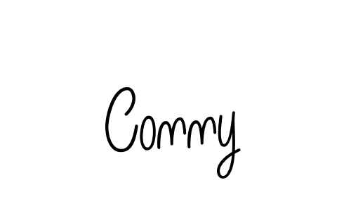 Conny stylish signature style. Best Handwritten Sign (Angelique-Rose-font-FFP) for my name. Handwritten Signature Collection Ideas for my name Conny. Conny signature style 5 images and pictures png