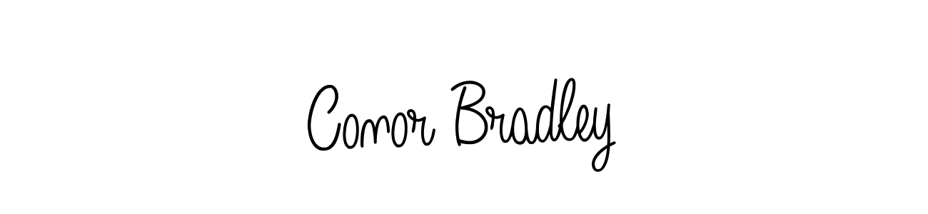 Make a beautiful signature design for name Conor Bradley. With this signature (Angelique-Rose-font-FFP) style, you can create a handwritten signature for free. Conor Bradley signature style 5 images and pictures png