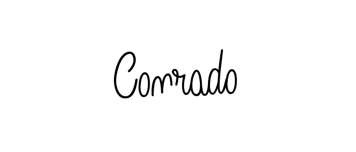 Once you've used our free online signature maker to create your best signature Angelique-Rose-font-FFP style, it's time to enjoy all of the benefits that Conrado name signing documents. Conrado signature style 5 images and pictures png