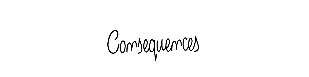 It looks lik you need a new signature style for name Consequences. Design unique handwritten (Angelique-Rose-font-FFP) signature with our free signature maker in just a few clicks. Consequences signature style 5 images and pictures png