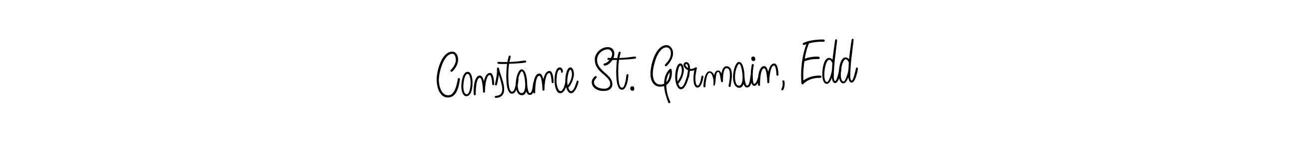 Here are the top 10 professional signature styles for the name Constance St. Germain, Edd. These are the best autograph styles you can use for your name. Constance St. Germain, Edd signature style 5 images and pictures png