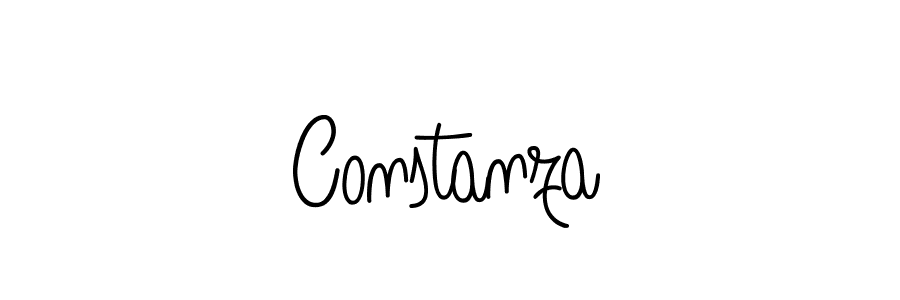 Constanza stylish signature style. Best Handwritten Sign (Angelique-Rose-font-FFP) for my name. Handwritten Signature Collection Ideas for my name Constanza. Constanza signature style 5 images and pictures png