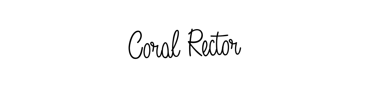 You can use this online signature creator to create a handwritten signature for the name Coral Rector. This is the best online autograph maker. Coral Rector signature style 5 images and pictures png