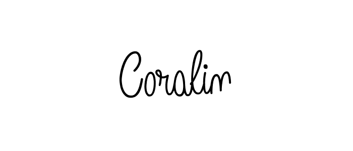 The best way (Angelique-Rose-font-FFP) to make a short signature is to pick only two or three words in your name. The name Coralin include a total of six letters. For converting this name. Coralin signature style 5 images and pictures png