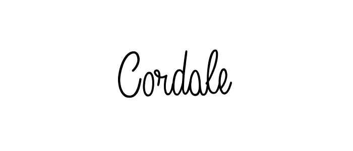 Best and Professional Signature Style for Cordale. Angelique-Rose-font-FFP Best Signature Style Collection. Cordale signature style 5 images and pictures png