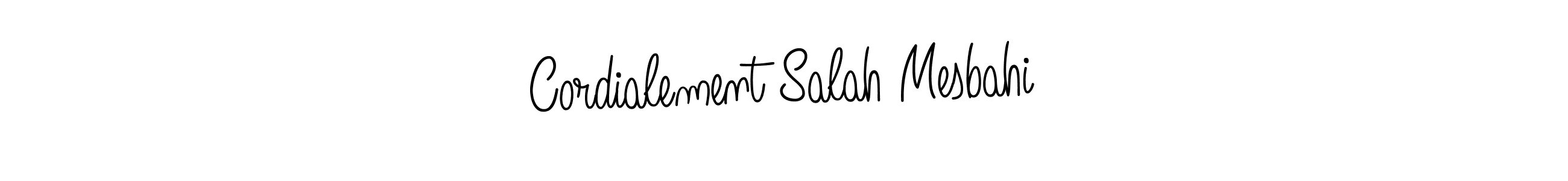 How to make Cordialement Salah Mesbahi signature? Angelique-Rose-font-FFP is a professional autograph style. Create handwritten signature for Cordialement Salah Mesbahi name. Cordialement Salah Mesbahi signature style 5 images and pictures png