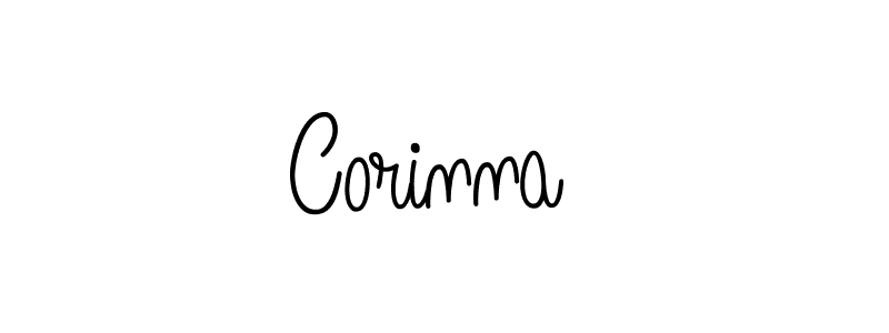 Design your own signature with our free online signature maker. With this signature software, you can create a handwritten (Angelique-Rose-font-FFP) signature for name Corinna . Corinna  signature style 5 images and pictures png