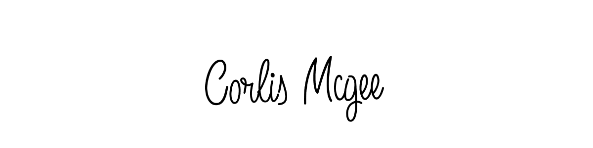 You should practise on your own different ways (Angelique-Rose-font-FFP) to write your name (Corlis Mcgee) in signature. don't let someone else do it for you. Corlis Mcgee signature style 5 images and pictures png