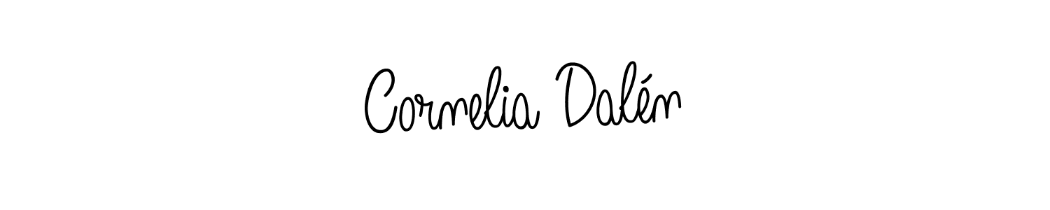 You should practise on your own different ways (Angelique-Rose-font-FFP) to write your name (Cornelia Dalén) in signature. don't let someone else do it for you. Cornelia Dalén signature style 5 images and pictures png