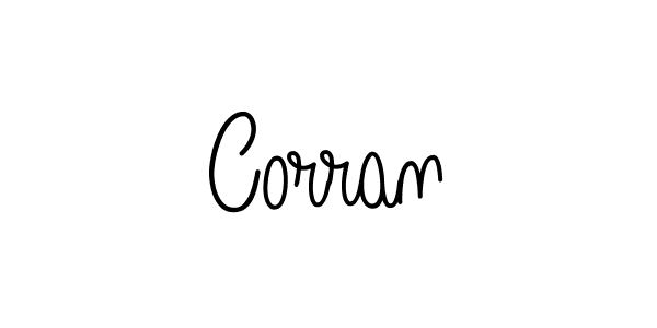 The best way (Angelique-Rose-font-FFP) to make a short signature is to pick only two or three words in your name. The name Corran include a total of six letters. For converting this name. Corran signature style 5 images and pictures png