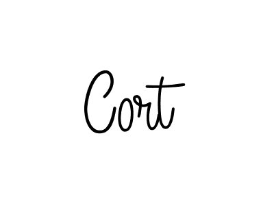How to make Cort name signature. Use Angelique-Rose-font-FFP style for creating short signs online. This is the latest handwritten sign. Cort signature style 5 images and pictures png