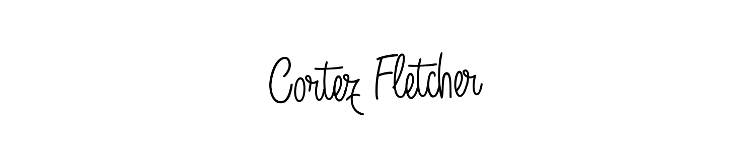 How to Draw Cortez Fletcher signature style? Angelique-Rose-font-FFP is a latest design signature styles for name Cortez Fletcher. Cortez Fletcher signature style 5 images and pictures png