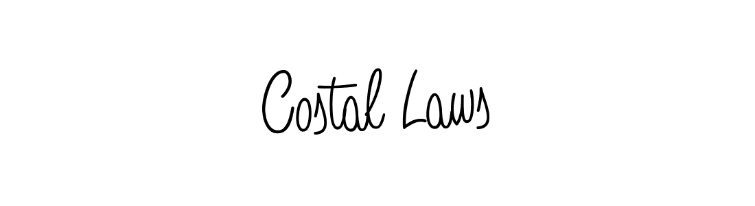 Costal Laws stylish signature style. Best Handwritten Sign (Angelique-Rose-font-FFP) for my name. Handwritten Signature Collection Ideas for my name Costal Laws. Costal Laws signature style 5 images and pictures png