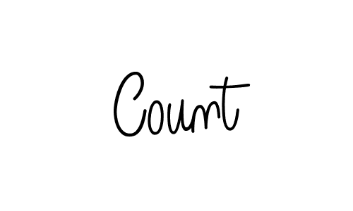 Create a beautiful signature design for name Count. With this signature (Angelique-Rose-font-FFP) fonts, you can make a handwritten signature for free. Count signature style 5 images and pictures png