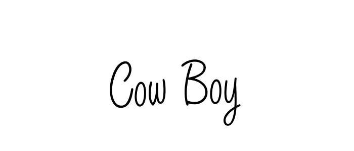 How to Draw Cow Boy signature style? Angelique-Rose-font-FFP is a latest design signature styles for name Cow Boy. Cow Boy signature style 5 images and pictures png