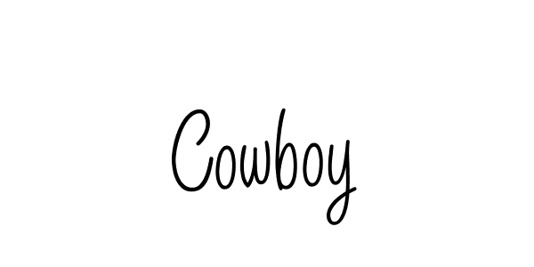 How to Draw Cowboy signature style? Angelique-Rose-font-FFP is a latest design signature styles for name Cowboy. Cowboy signature style 5 images and pictures png