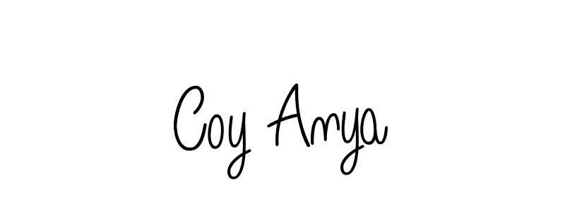 Check out images of Autograph of Coy Anya name. Actor Coy Anya Signature Style. Angelique-Rose-font-FFP is a professional sign style online. Coy Anya signature style 5 images and pictures png