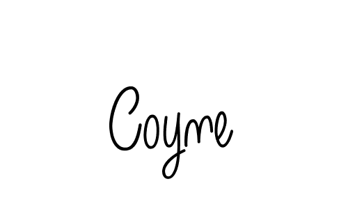 How to Draw Coyne signature style? Angelique-Rose-font-FFP is a latest design signature styles for name Coyne. Coyne signature style 5 images and pictures png