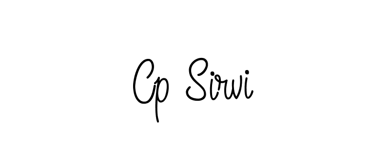 You should practise on your own different ways (Angelique-Rose-font-FFP) to write your name (Cp Sirvi) in signature. don't let someone else do it for you. Cp Sirvi signature style 5 images and pictures png