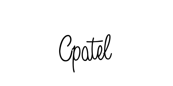 How to Draw Cpatel signature style? Angelique-Rose-font-FFP is a latest design signature styles for name Cpatel. Cpatel signature style 5 images and pictures png