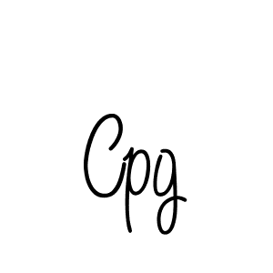 Design your own signature with our free online signature maker. With this signature software, you can create a handwritten (Angelique-Rose-font-FFP) signature for name Cpg. Cpg signature style 5 images and pictures png