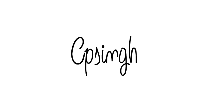 The best way (Angelique-Rose-font-FFP) to make a short signature is to pick only two or three words in your name. The name Cpsingh include a total of six letters. For converting this name. Cpsingh signature style 5 images and pictures png