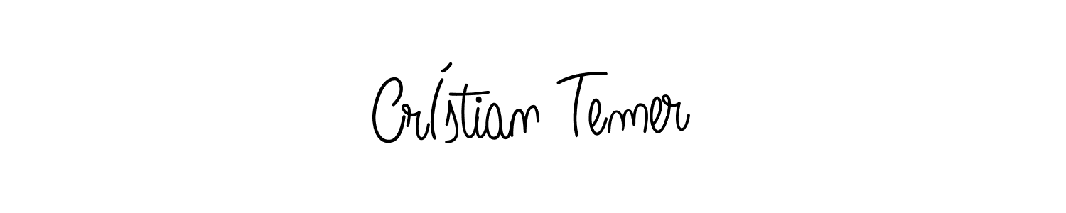 How to make CrÍstian Temer signature? Angelique-Rose-font-FFP is a professional autograph style. Create handwritten signature for CrÍstian Temer name. CrÍstian Temer signature style 5 images and pictures png