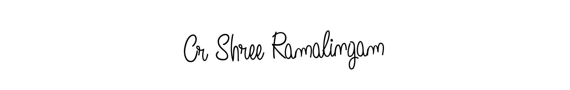 Similarly Angelique-Rose-font-FFP is the best handwritten signature design. Signature creator online .You can use it as an online autograph creator for name Cr Shree Ramalingam. Cr Shree Ramalingam signature style 5 images and pictures png