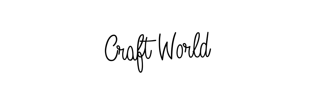 Angelique-Rose-font-FFP is a professional signature style that is perfect for those who want to add a touch of class to their signature. It is also a great choice for those who want to make their signature more unique. Get Craft World name to fancy signature for free. Craft World signature style 5 images and pictures png