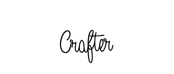 Use a signature maker to create a handwritten signature online. With this signature software, you can design (Angelique-Rose-font-FFP) your own signature for name Crafter. Crafter signature style 5 images and pictures png