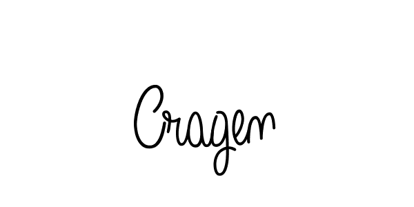 How to make Cragen signature? Angelique-Rose-font-FFP is a professional autograph style. Create handwritten signature for Cragen name. Cragen signature style 5 images and pictures png
