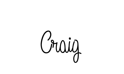 Design your own signature with our free online signature maker. With this signature software, you can create a handwritten (Angelique-Rose-font-FFP) signature for name Craig. Craig signature style 5 images and pictures png