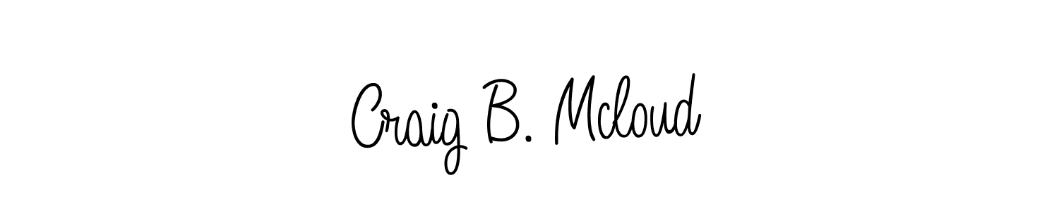 How to make Craig B. Mcloud signature? Angelique-Rose-font-FFP is a professional autograph style. Create handwritten signature for Craig B. Mcloud name. Craig B. Mcloud signature style 5 images and pictures png