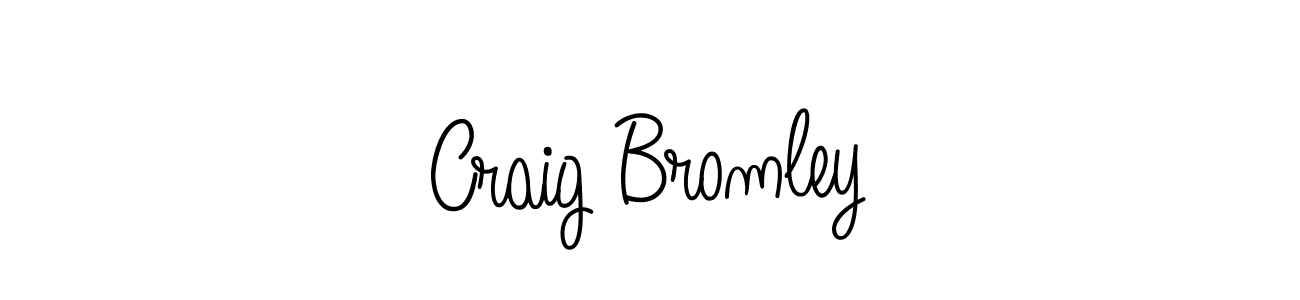 Use a signature maker to create a handwritten signature online. With this signature software, you can design (Angelique-Rose-font-FFP) your own signature for name Craig Bromley. Craig Bromley signature style 5 images and pictures png