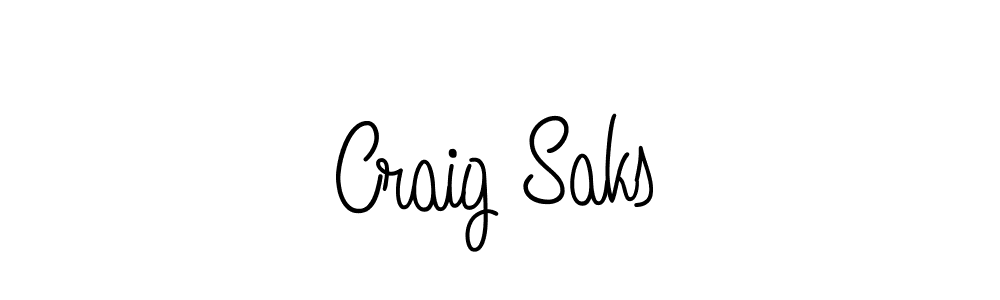 Craig Saks stylish signature style. Best Handwritten Sign (Angelique-Rose-font-FFP) for my name. Handwritten Signature Collection Ideas for my name Craig Saks. Craig Saks signature style 5 images and pictures png
