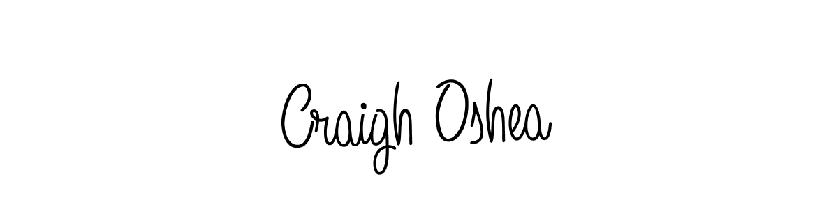 Check out images of Autograph of Craigh Oshea name. Actor Craigh Oshea Signature Style. Angelique-Rose-font-FFP is a professional sign style online. Craigh Oshea signature style 5 images and pictures png