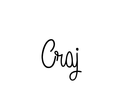 Create a beautiful signature design for name Craj. With this signature (Angelique-Rose-font-FFP) fonts, you can make a handwritten signature for free. Craj signature style 5 images and pictures png