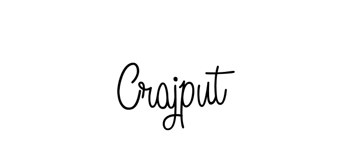 Create a beautiful signature design for name Crajput. With this signature (Angelique-Rose-font-FFP) fonts, you can make a handwritten signature for free. Crajput signature style 5 images and pictures png