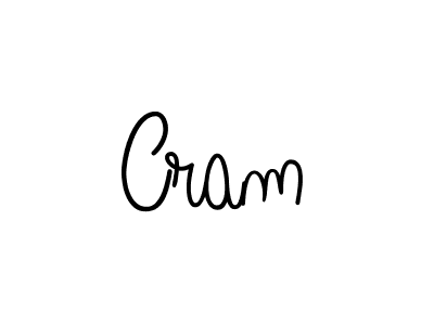 How to make Cram name signature. Use Angelique-Rose-font-FFP style for creating short signs online. This is the latest handwritten sign. Cram signature style 5 images and pictures png