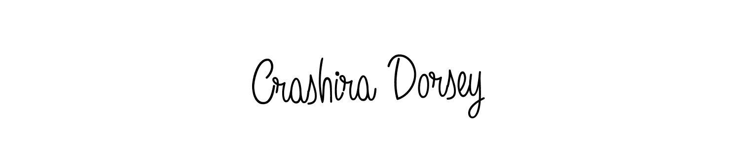 How to make Crashira Dorsey name signature. Use Angelique-Rose-font-FFP style for creating short signs online. This is the latest handwritten sign. Crashira Dorsey signature style 5 images and pictures png
