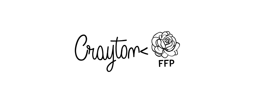 if you are searching for the best signature style for your name Crayton<3. so please give up your signature search. here we have designed multiple signature styles  using Angelique-Rose-font-FFP. Crayton<3 signature style 5 images and pictures png